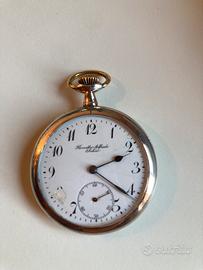 antico orologio in argento 800