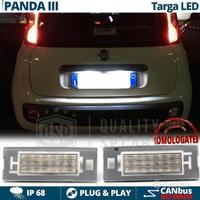 Luci TARGA LED PER Fiat PANDA 3 Placchette CANbus