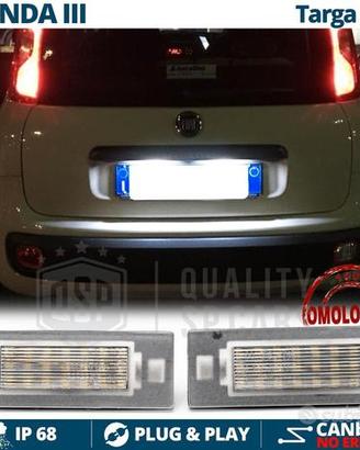 Luci TARGA LED PER Fiat PANDA 3 Placchette CANbus