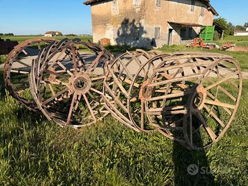 Ruote in ferro gabbie per trattori