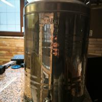 contenitore inox olivari con rubinetto 50 lt