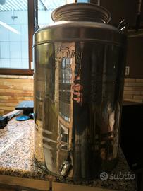 contenitore inox olivari con rubinetto 50 lt