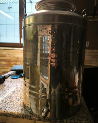 contenitore inox olivari con rubinetto 50 lt
