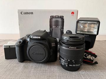 Canon EOS 2000D kit foto/video completo