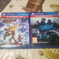 Need for Speed e Ratchet & Clank per PS4