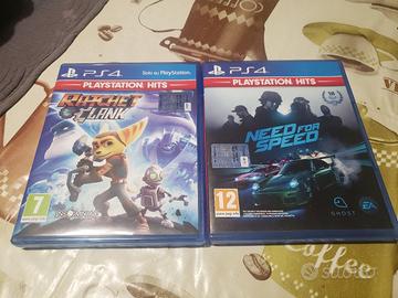 Need for Speed e Ratchet & Clank per PS4