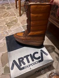 Doposci Vintage ARTICA in Pelle e Lana – Made in I