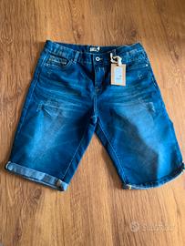 Pantaloncini jeans corti denim 14 15 170 cm ragazz