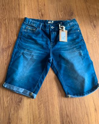 Pantaloncini jeans corti denim 14 15 170 cm ragazz