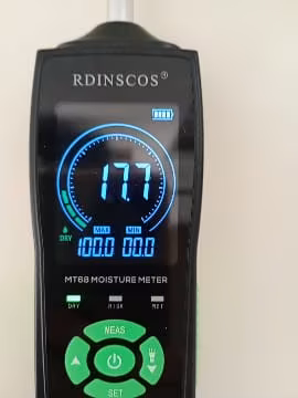 Misuratore di umidità per pareti e legno rdinscos