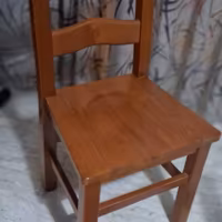 6 sedie in legno di faggio