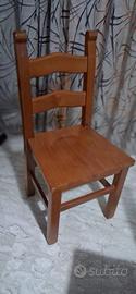 6 sedie in legno di faggio