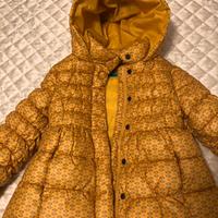 Giubbotto bambina marca BENETTON giallo 3/4 anni