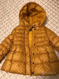 Giubbotto bambina marca BENETTON giallo 3/4 anni