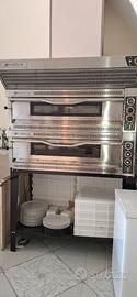 Forno, frigo  per pizzeria