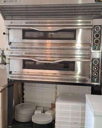 Forno, frigo  per pizzeria