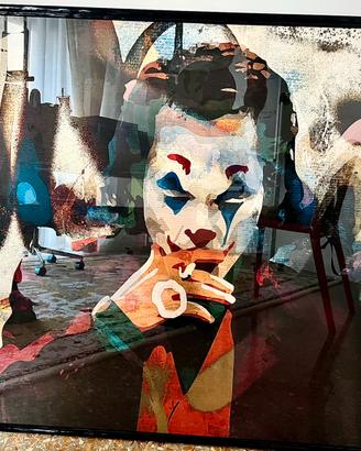 Quadro Joker con cornice artigianale
