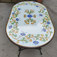 TAVOLO IN PIETRA LAVICA MIS. 200X100 CM. IN ITALIA