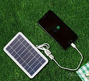 Caricabatterie pannello solare USB type C
