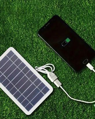 Caricabatterie pannello solare USB type C