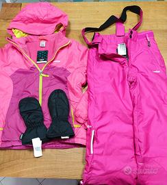 Completo sci da bambina 8 anni