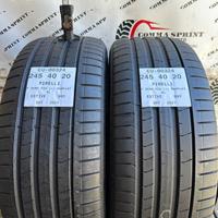 2 PNEUMATICI 245/40 R20 PIRELLI ESTIVE 75%