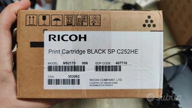 Toner originale Ricoh SP C252HE Nero