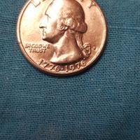 1/4 dollaro USA 1776-1976 George Washington