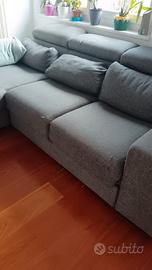 Divano letto 4 posti con Chaise Longue