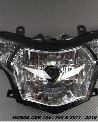 Fanale anteriore per HONDA CBR 125 250 R 2011 2016