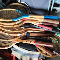 racchette vintage in legno 