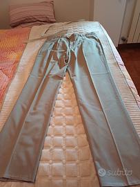 Pantaloni uomo cotone caki nuovo