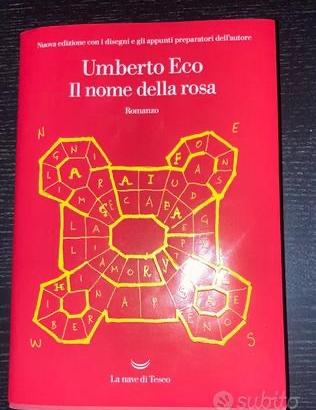 “Il nome della rosa” libro nuovo