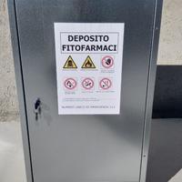 Armadietto conforme normativa deposito fitofarmaci