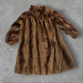 Pelliccia in Vera Marmotta Taglia M