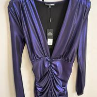 Abito viola marca fashion nova talgia M