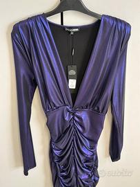 Abito viola marca fashion nova talgia M