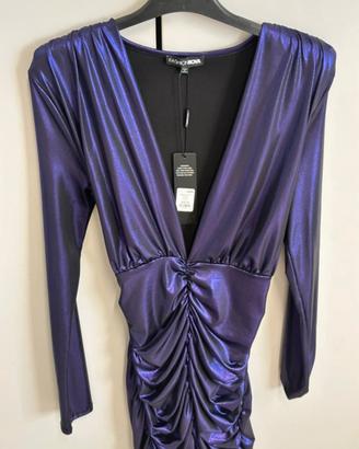 Abito viola marca fashion nova talgia M
