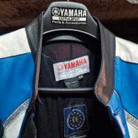 Tuta moto in pelle di canguro YAMAHA