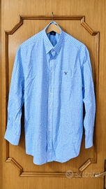 GANT The Poplin Gingham Camicia Uomo 2XL