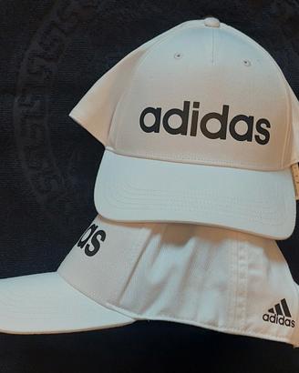 2 cappellini Adidas bianco  berrettino idea regal