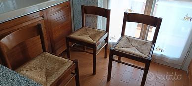 sedie in legno massello