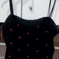 Top nero vintage Malizia by La Perla