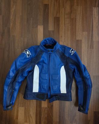 Giubbotto moto in pelle Spyke