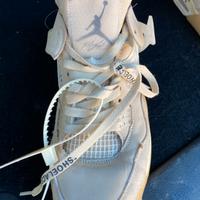 JORDAN 4 RETRO OFF-WHITE SAIL -