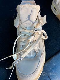 JORDAN 4 RETRO OFF-WHITE SAIL -