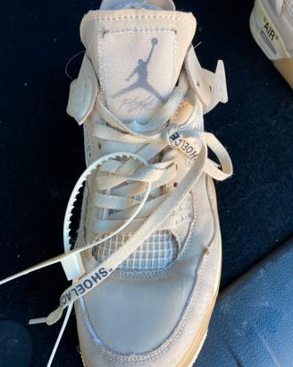 JORDAN 4 RETRO OFF-WHITE SAIL -