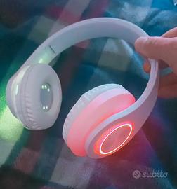 Cuffie wireless con Luci Led.