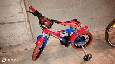 bicicleta spiderman 