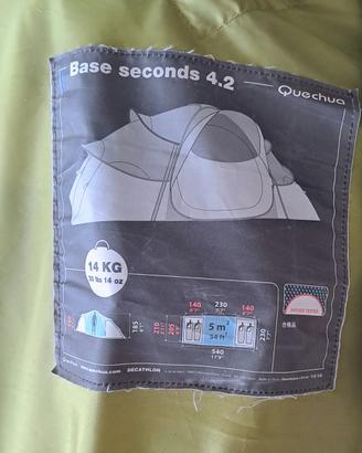 Tenda campeggio 6 posti